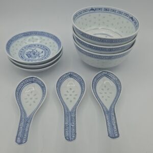 Vintage - 3 Piece Jingdezhen Porcelain Tableware